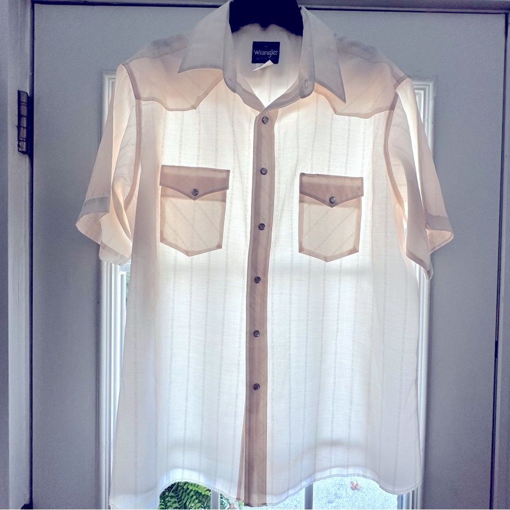 Vintage Western Wranger short sleeve size XL